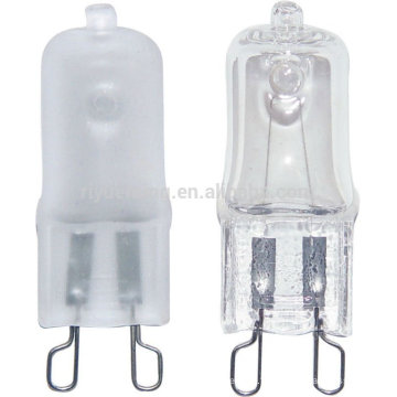 Lampes G9 de 25 watts à capsule halogène transparente de G9